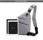 Fengdong men ultra thin anti-theft small chest bag mini cross body bags male one shoulder sling bag for travel boy sports bag - FATAONFengdong men ultra thin anti-theft small chest bag mini cross body bags male one shoulder sling bag for travel boy sports bagMode HommeFATAON