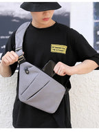 Fengdong men ultra thin anti-theft small chest bag mini cross body bags male one shoulder sling bag for travel boy sports bag - FATAONFengdong men ultra thin anti-theft small chest bag mini cross body bags male one shoulder sling bag for travel boy sports bagMode HommeFATAON