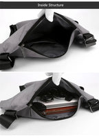 Fengdong men ultra thin anti-theft small chest bag mini cross body bags male one shoulder sling bag for travel boy sports bag - FATAONFengdong men ultra thin anti-theft small chest bag mini cross body bags male one shoulder sling bag for travel boy sports bagMode HommeFATAON