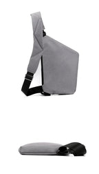 Fengdong men ultra thin anti-theft small chest bag mini cross body bags male one shoulder sling bag for travel boy sports bag - FATAONFengdong men ultra thin anti-theft small chest bag mini cross body bags male one shoulder sling bag for travel boy sports bagMode HommeFATAON