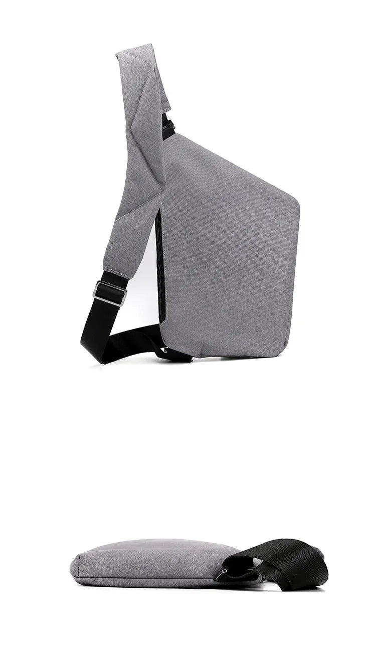Fengdong men ultra thin anti-theft small chest bag mini cross body bags male one shoulder sling bag for travel boy sports bag - FATAONFengdong men ultra thin anti-theft small chest bag mini cross body bags male one shoulder sling bag for travel boy sports bagMode HommeFATAON