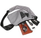 Fengdong men ultra thin anti-theft small chest bag mini cross body bags male one shoulder sling bag for travel boy sports bag - FATAONFengdong men ultra thin anti-theft small chest bag mini cross body bags male one shoulder sling bag for travel boy sports bagMode HommeFATAON