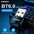 FENVI – adaptateur USB Bluetooth 6.0, Dongle BT 5.4 pour PC, souris sans fil, clavier, récepteur Audio musical, transmetteur USB, Windows 11/10 - FATAONFENVI – adaptateur USB Bluetooth 6.0, Dongle BT 5.4 pour PC, souris sans fil, clavier, récepteur Audio musical, transmetteur USB, Windows 11/10Technologie IntelligenteFATAON