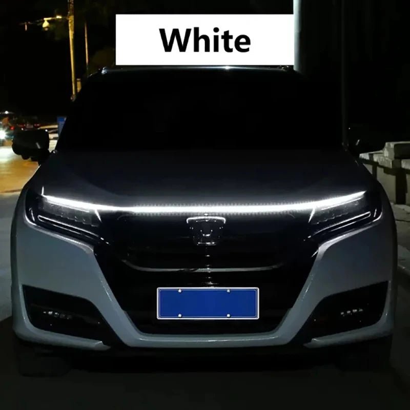 Feux diurnes à LED pour capot de voiture, démarrage par balayage, lumières décoratives, guide de capot moteur automatique DRL, lampe d'ambiance décorative, 12V, 150cm - FATAONFeux diurnes à LED pour capot de voiture, démarrage par balayage, lumières décoratives, guide de capot moteur automatique DRL, lampe d'ambiance décorative, 12V, 150cmAccessoire AutoFATAON