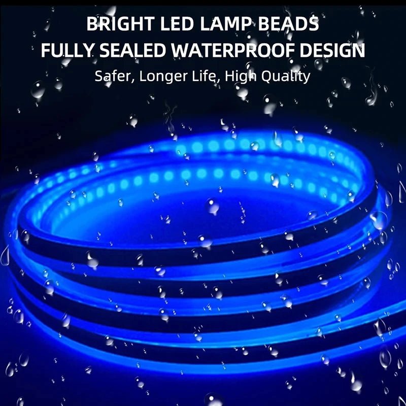 Feux diurnes à LED pour capot de voiture, démarrage par balayage, lumières décoratives, guide de capot moteur automatique DRL, lampe d'ambiance décorative, 12V, 150cm - FATAONFeux diurnes à LED pour capot de voiture, démarrage par balayage, lumières décoratives, guide de capot moteur automatique DRL, lampe d'ambiance décorative, 12V, 150cmAccessoire AutoFATAON