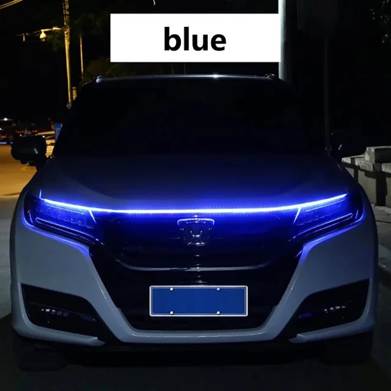 Feux diurnes à LED pour capot de voiture, démarrage par balayage, lumières décoratives, guide de capot moteur automatique DRL, lampe d'ambiance décorative, 12V, 150cm - FATAONFeux diurnes à LED pour capot de voiture, démarrage par balayage, lumières décoratives, guide de capot moteur automatique DRL, lampe d'ambiance décorative, 12V, 150cmAccessoire AutoFATAON