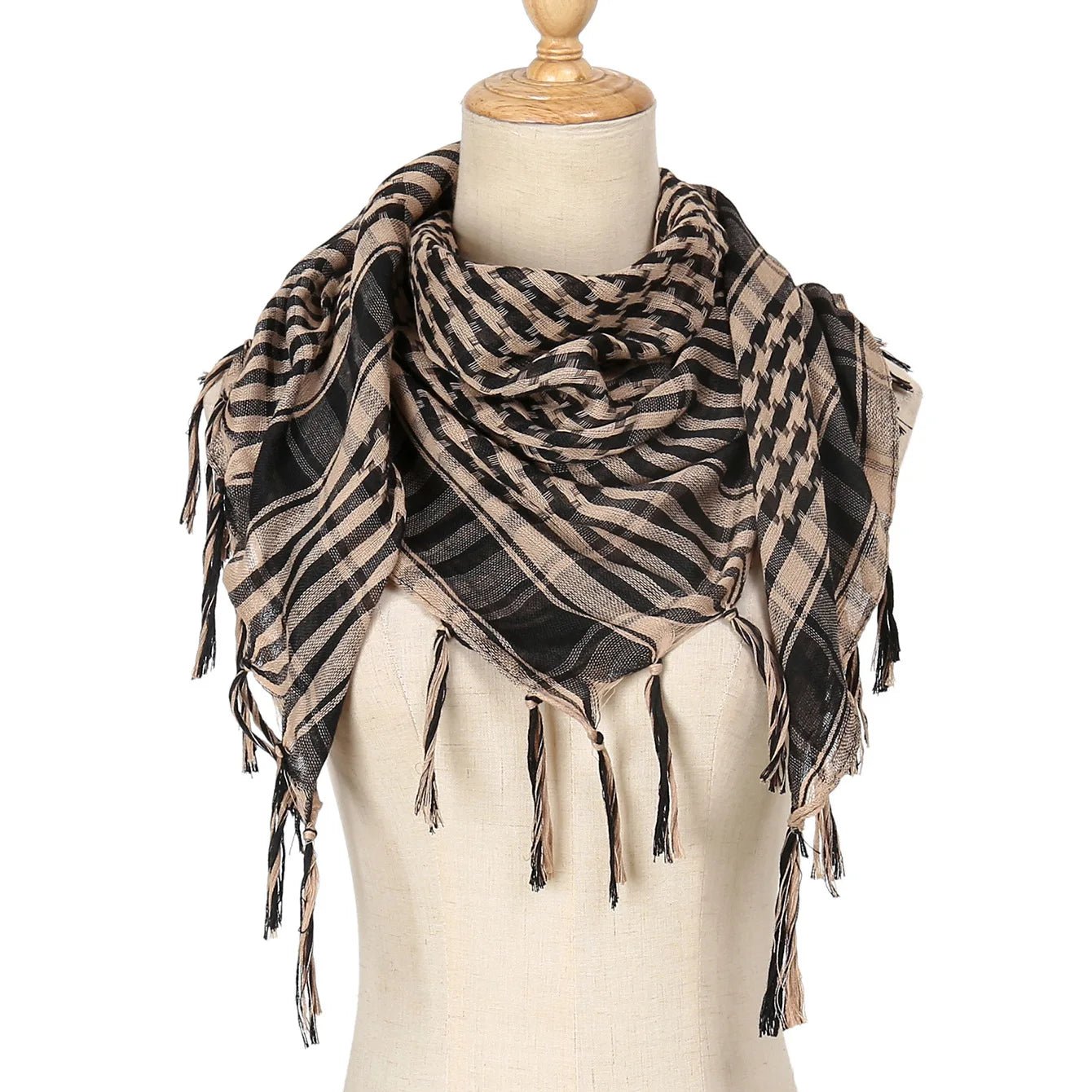 Foulard Hijab à carreaux pour hommes et femmes, foulard arabe du désert, doux, tactique, randonnée, Turban unisexe, châle militaire, nouvelle collection 2026 - FATAONFoulard Hijab à carreaux pour hommes et femmes, foulard arabe du désert, doux, tactique, randonnée, Turban unisexe, châle militaire, nouvelle collection 2026Mode FemmeFATAON