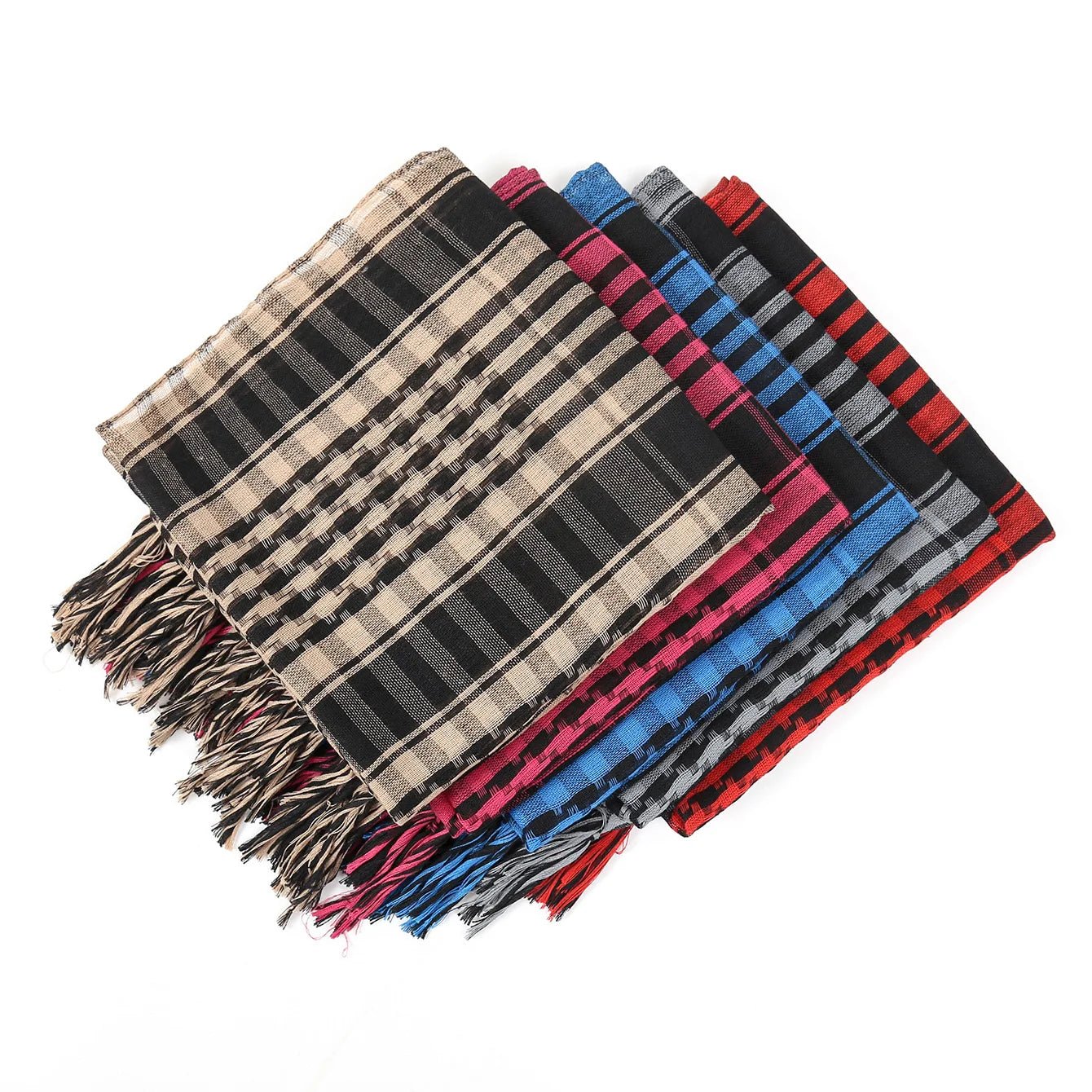 Foulard Hijab à carreaux pour hommes et femmes, foulard arabe du désert, doux, tactique, randonnée, Turban unisexe, châle militaire, nouvelle collection 2026 - FATAONFoulard Hijab à carreaux pour hommes et femmes, foulard arabe du désert, doux, tactique, randonnée, Turban unisexe, châle militaire, nouvelle collection 2026Mode FemmeFATAON