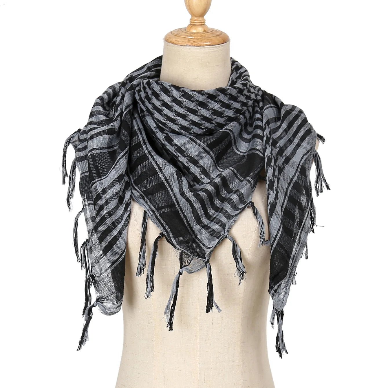 Foulard Hijab à carreaux pour hommes et femmes, foulard arabe du désert, doux, tactique, randonnée, Turban unisexe, châle militaire, nouvelle collection 2026 - FATAONFoulard Hijab à carreaux pour hommes et femmes, foulard arabe du désert, doux, tactique, randonnée, Turban unisexe, châle militaire, nouvelle collection 2026Mode FemmeFATAON