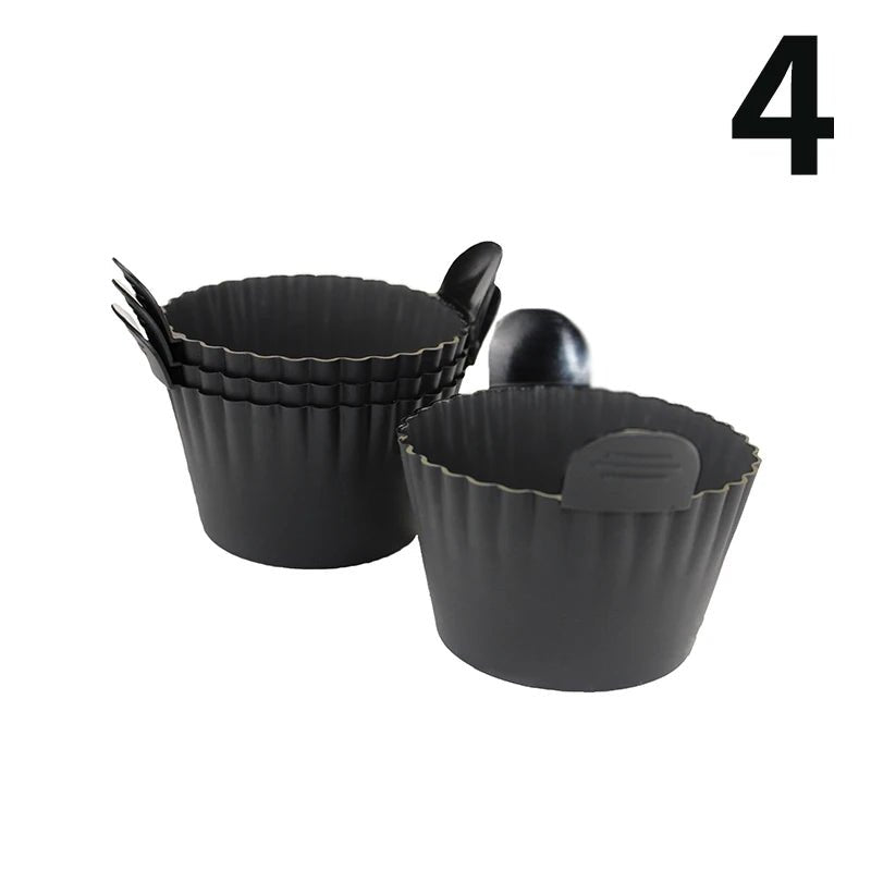 Friteuse à Air lavable au lave-vaisselle, tasses à œufs en Silicone, moule de cuiseur d'œufs en Silicone, tasses de cuisson d'œufs et de gâteaux réutilisables, doublures à muffins Ramekins sûres - FATAONFriteuse à Air lavable au lave-vaisselle, tasses à œufs en Silicone, moule de cuiseur d'œufs en Silicone, tasses de cuisson d'œufs et de gâteaux réutilisables, doublures à muffins Ramekins sûresSolutions MaisonFATAON