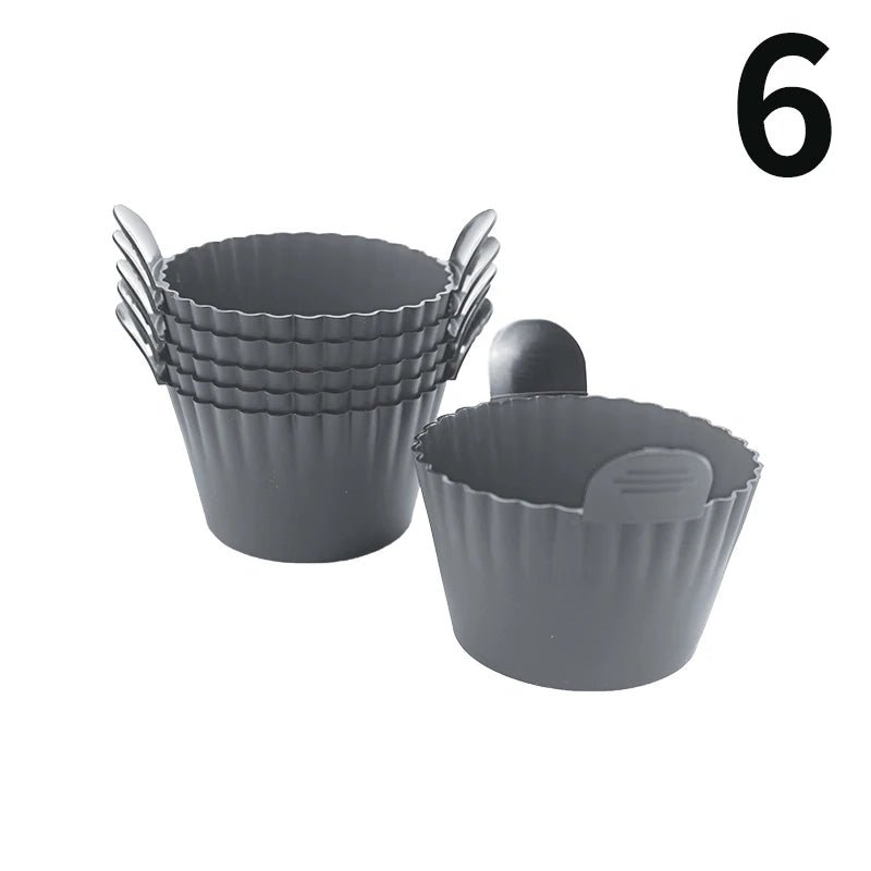 Friteuse à Air lavable au lave-vaisselle, tasses à œufs en Silicone, moule de cuiseur d'œufs en Silicone, tasses de cuisson d'œufs et de gâteaux réutilisables, doublures à muffins Ramekins sûres - FATAONFriteuse à Air lavable au lave-vaisselle, tasses à œufs en Silicone, moule de cuiseur d'œufs en Silicone, tasses de cuisson d'œufs et de gâteaux réutilisables, doublures à muffins Ramekins sûresSolutions MaisonFATAON