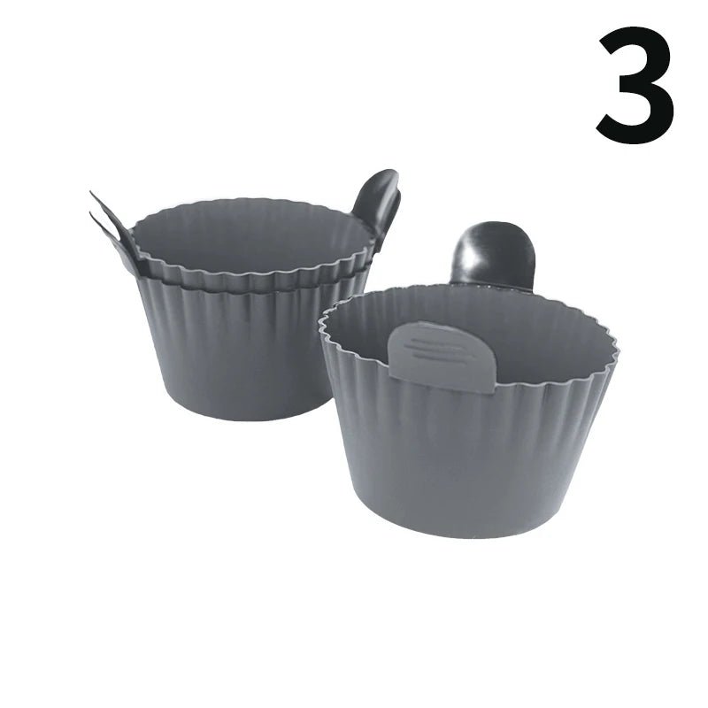 Friteuse à Air lavable au lave-vaisselle, tasses à œufs en Silicone, moule de cuiseur d'œufs en Silicone, tasses de cuisson d'œufs et de gâteaux réutilisables, doublures à muffins Ramekins sûres - FATAONFriteuse à Air lavable au lave-vaisselle, tasses à œufs en Silicone, moule de cuiseur d'œufs en Silicone, tasses de cuisson d'œufs et de gâteaux réutilisables, doublures à muffins Ramekins sûresSolutions MaisonFATAON