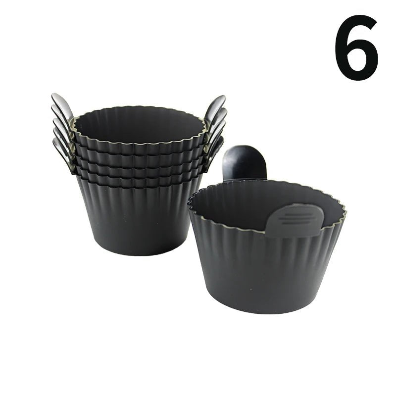 Friteuse à Air lavable au lave-vaisselle, tasses à œufs en Silicone, moule de cuiseur d'œufs en Silicone, tasses de cuisson d'œufs et de gâteaux réutilisables, doublures à muffins Ramekins sûres - FATAONFriteuse à Air lavable au lave-vaisselle, tasses à œufs en Silicone, moule de cuiseur d'œufs en Silicone, tasses de cuisson d'œufs et de gâteaux réutilisables, doublures à muffins Ramekins sûresSolutions MaisonFATAON
