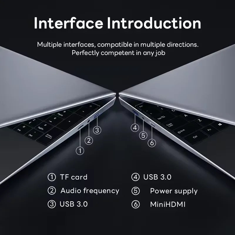FUCHU 2025 ordinateurs portables Intel Celeron N4000 16GB RAM 1 to 2 to SSD Windows 11 ordinateur Portable déverrouiller des empreintes digitales ordinateur Portable d'étude d'affaires - FATAONFUCHU 2025 ordinateurs portables Intel Celeron N4000 16GB RAM 1 to 2 to SSD Windows 11 ordinateur Portable déverrouiller des empreintes digitales ordinateur Portable d'étude d'affairesProductivité & OrganisationFATAON