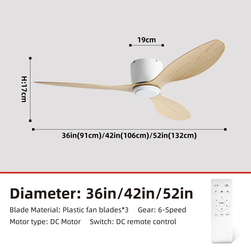 FUMANJIA Ventilateur de plafond CC ultra fin avec télécommande – Silencieux à 6 vitesses, 3 pales ABS, idéal pour les plafonds bas et les espaces minimisés (sans lumière) - FATAONFUMANJIA Ventilateur de plafond CC ultra fin avec télécommande – Silencieux à 6 vitesses, 3 pales ABS, idéal pour les plafonds bas et les espaces minimisés (sans lumière)Solutions MaisonFATAON