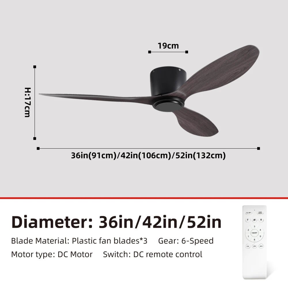 FUMANJIA Ventilateur de plafond CC ultra fin avec télécommande – Silencieux à 6 vitesses, 3 pales ABS, idéal pour les plafonds bas et les espaces minimisés (sans lumière) - FATAONFUMANJIA Ventilateur de plafond CC ultra fin avec télécommande – Silencieux à 6 vitesses, 3 pales ABS, idéal pour les plafonds bas et les espaces minimisés (sans lumière)Solutions MaisonFATAON