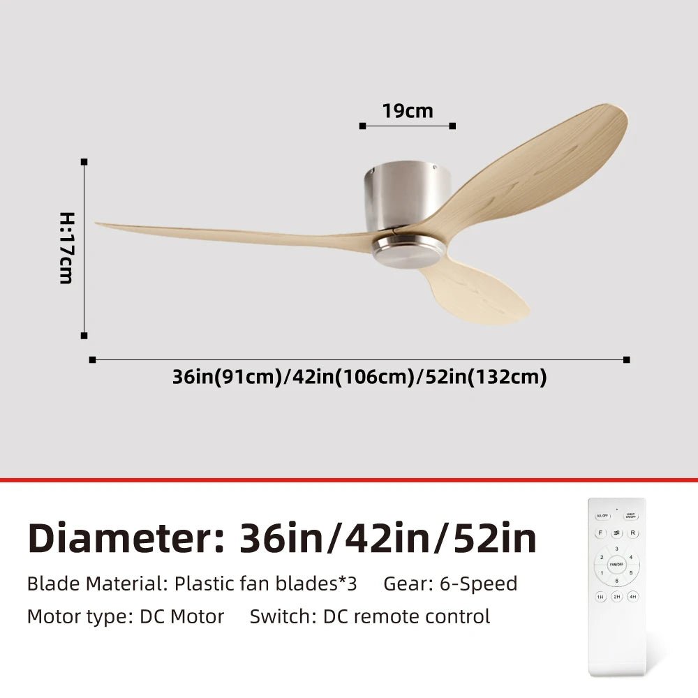 FUMANJIA Ventilateur de plafond CC ultra fin avec télécommande – Silencieux à 6 vitesses, 3 pales ABS, idéal pour les plafonds bas et les espaces minimisés (sans lumière) - FATAONFUMANJIA Ventilateur de plafond CC ultra fin avec télécommande – Silencieux à 6 vitesses, 3 pales ABS, idéal pour les plafonds bas et les espaces minimisés (sans lumière)Solutions MaisonFATAON