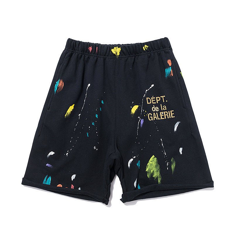 GALLERY DEPT American Style High Street Vintage Camouflage Shorts Men's and Women's Loose Casual All-match Pants Couple Trendy - FATAONGALLERY DEPT American Style High Street Vintage Camouflage Shorts Men's and Women's Loose Casual All-match Pants Couple TrendyMode HommeFATAON