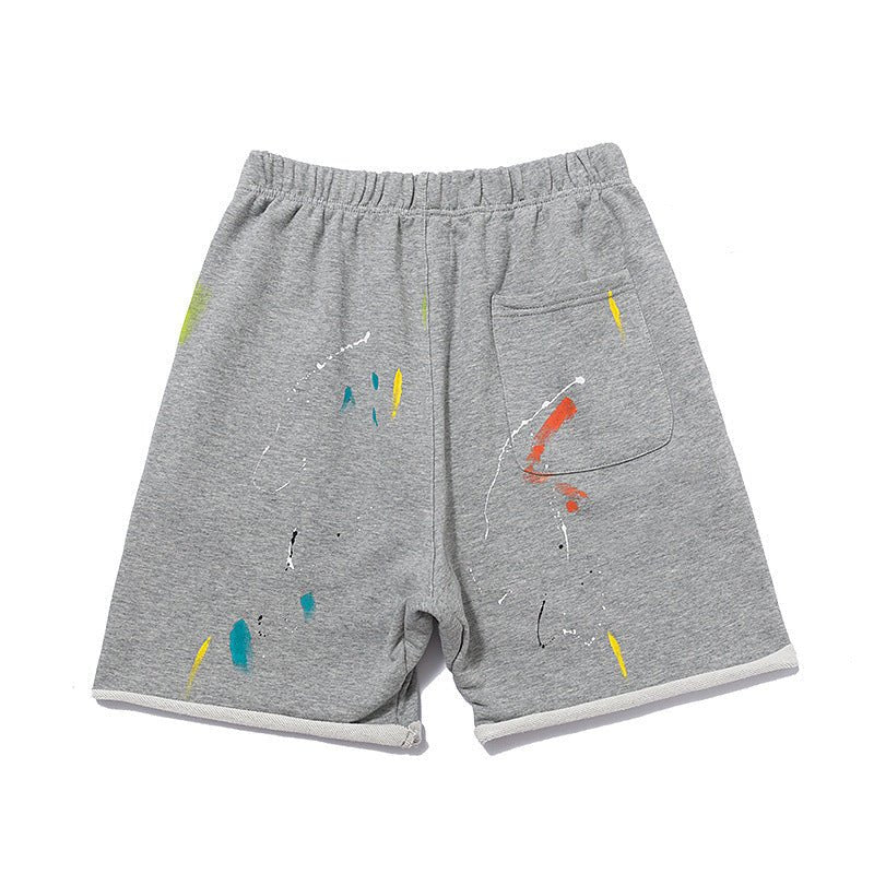 GALLERY DEPT American Style High Street Vintage Camouflage Shorts Men's and Women's Loose Casual All-match Pants Couple Trendy - FATAONGALLERY DEPT American Style High Street Vintage Camouflage Shorts Men's and Women's Loose Casual All-match Pants Couple TrendyMode HommeFATAON