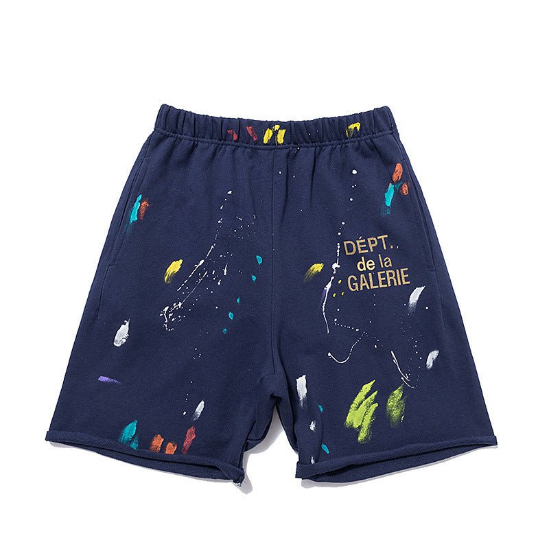 GALLERY DEPT American Style High Street Vintage Camouflage Shorts Men's and Women's Loose Casual All-match Pants Couple Trendy - FATAONGALLERY DEPT American Style High Street Vintage Camouflage Shorts Men's and Women's Loose Casual All-match Pants Couple TrendyMode HommeFATAON