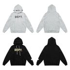 Gallery Dept Letter Printed High Street Terry Hoodie Autumn and Winter Loose High Street Hooded Sweatshirt for Men and Women Couples - FATAONGallery Dept Letter Printed High Street Terry Hoodie Autumn and Winter Loose High Street Hooded Sweatshirt for Men and Women CouplesMode HommeFATAON