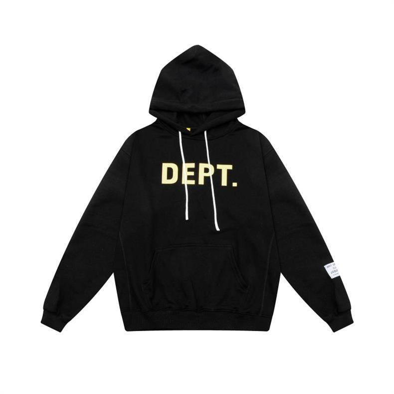 Gallery Dept Letter Printed High Street Terry Hoodie Autumn and Winter Loose High Street Hooded Sweatshirt for Men and Women Couples - FATAONGallery Dept Letter Printed High Street Terry Hoodie Autumn and Winter Loose High Street Hooded Sweatshirt for Men and Women CouplesMode HommeFATAON