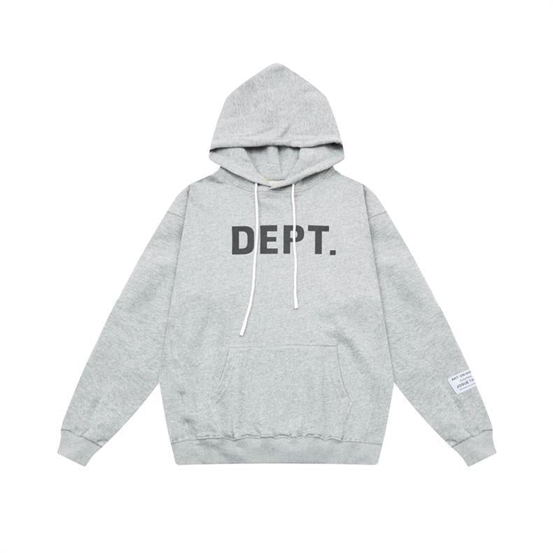Gallery Dept Letter Printed High Street Terry Hoodie Autumn and Winter Loose High Street Hooded Sweatshirt for Men and Women Couples - FATAONGallery Dept Letter Printed High Street Terry Hoodie Autumn and Winter Loose High Street Hooded Sweatshirt for Men and Women CouplesMode HommeFATAON