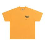GALLERY DEPT. pour hommes. T-shirt noir et jaune imprimé HOLLYWOOD CA, surdimensionné, en coton, streetwear, tee-shirt décontracté d'été, manches courtes - FATAONGALLERY DEPT. pour hommes. T-shirt noir et jaune imprimé HOLLYWOOD CA, surdimensionné, en coton, streetwear, tee-shirt décontracté d'été, manches courtesMode HommeFATAON