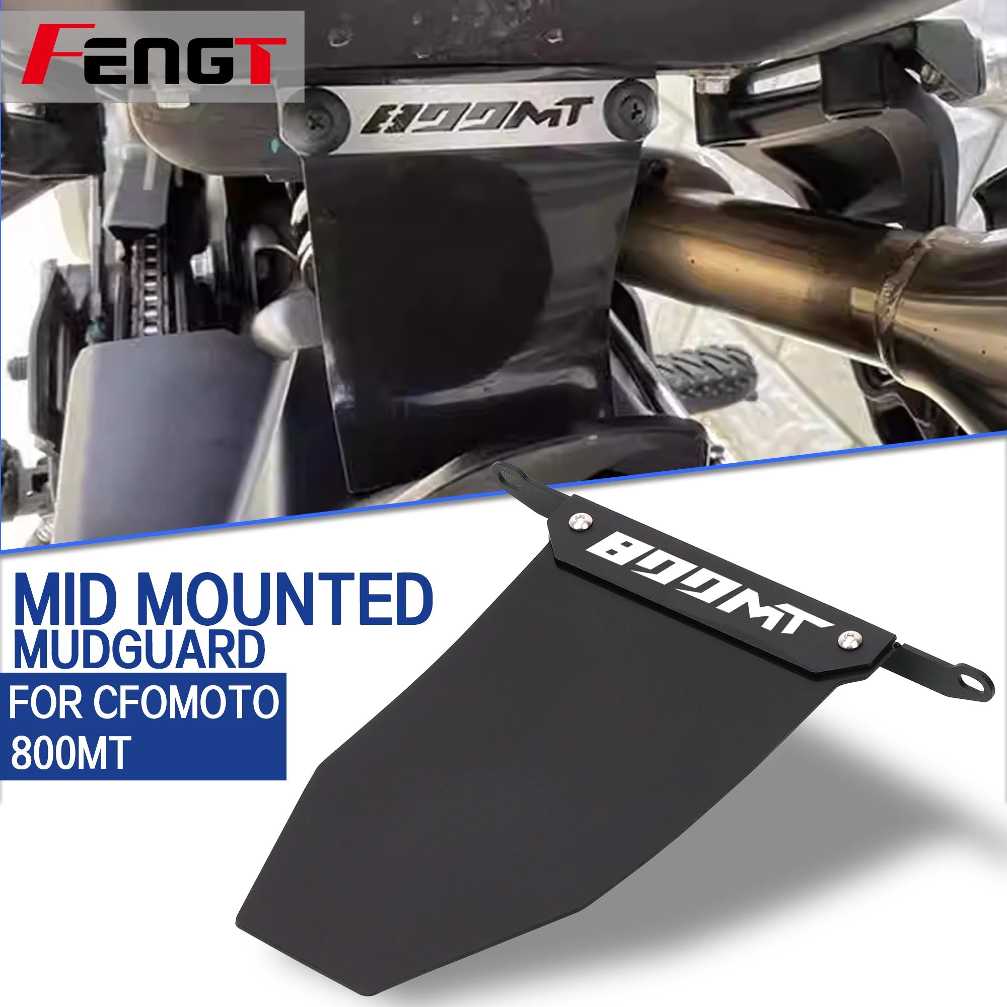 Garde-boue arrière monté au milieu, accessoires de moto pour CFMOTO 800MT MT800 CF800 800 MT, Absorption des chocs, garde-boue - FATAONGarde-boue arrière monté au milieu, accessoires de moto pour CFMOTO 800MT MT800 CF800 800 MT, Absorption des chocs, garde-boueAccessoires MotoFATAON