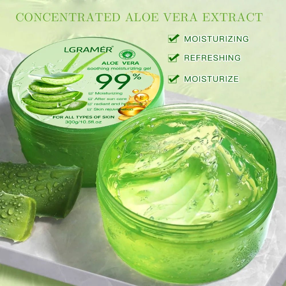 Gel d'aloe Vera 99%, hydratation en profondeur et hydratant pour le visage, rétrécit les Pores, masque de sommeil, produits de soins coréens pour la peau, 300g - FATAONGel d'aloe Vera 99%, hydratation en profondeur et hydratant pour le visage, rétrécit les Pores, masque de sommeil, produits de soins coréens pour la peau, 300gBeauté & CosmétiquesFATAON