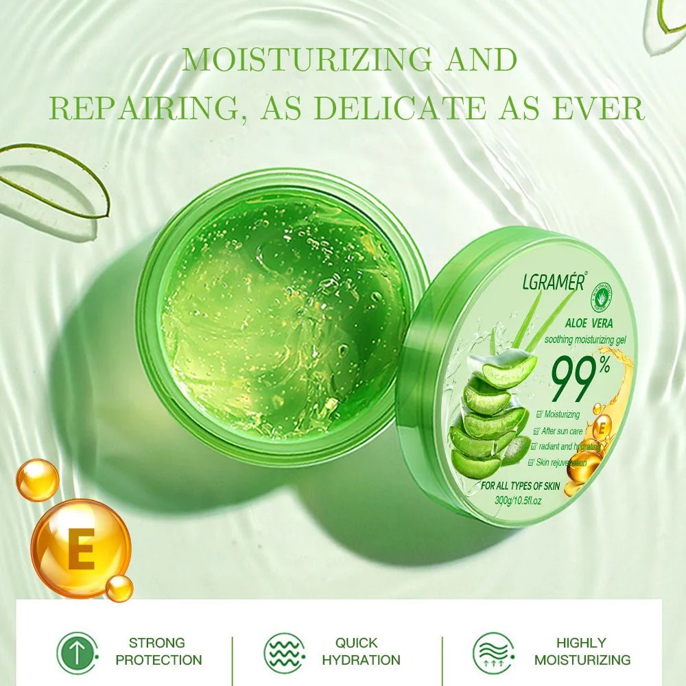 Gel d'aloe Vera 99%, hydratation en profondeur et hydratant pour le visage, rétrécit les Pores, masque de sommeil, produits de soins coréens pour la peau, 300g - FATAONGel d'aloe Vera 99%, hydratation en profondeur et hydratant pour le visage, rétrécit les Pores, masque de sommeil, produits de soins coréens pour la peau, 300gBeauté & CosmétiquesFATAON