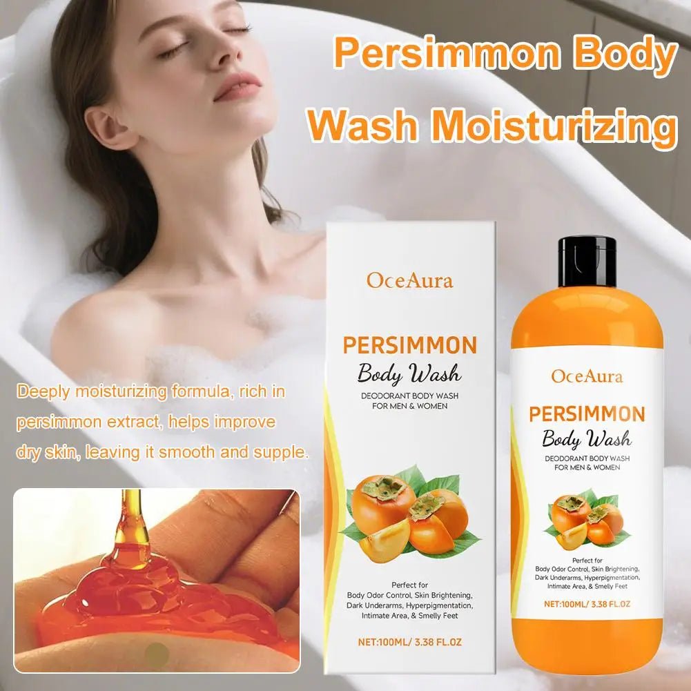 Gel Douche Exfoliant au Kaki — Peau Douce, Hydratée & Lumineuse - FATAONGel Douche Exfoliant au Kaki — Peau Douce, Hydratée & LumineuseBeauté femmeFATAON