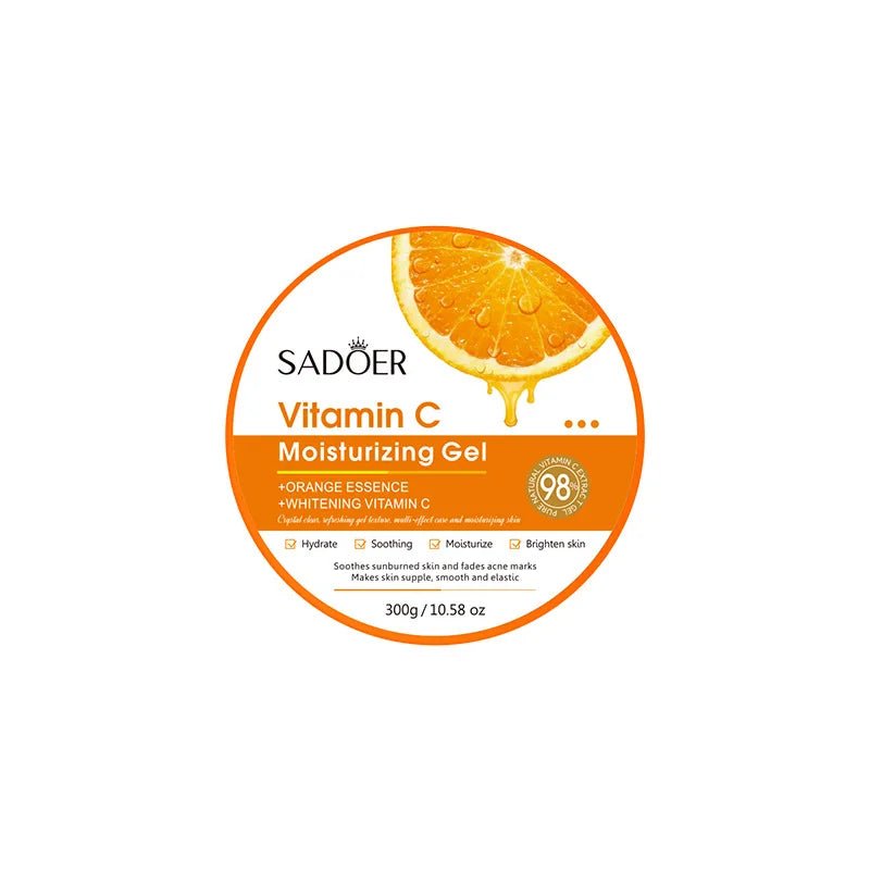 Gel hydratant à l'aloe vera 300g, vitamine C et collagène, gel réparateur apaisant à l'huile d'onagre VE pour le visage et le corps - FATAONGel hydratant à l'aloe vera 300g, vitamine C et collagène, gel réparateur apaisant à l'huile d'onagre VE pour le visage et le corpsFATAON