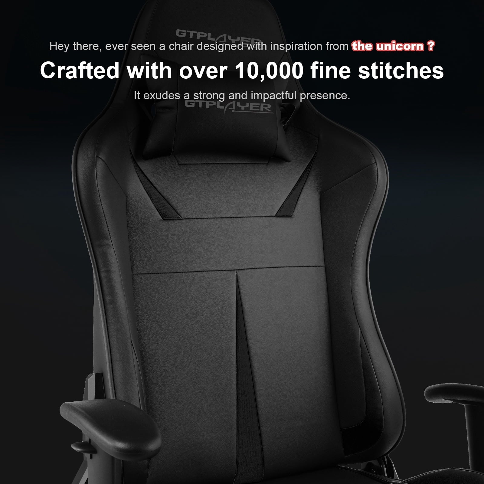GTRACING Music Gaming Chair with Footrest Ergonomic Reclining PU Leather Office Chair, Black - Fix & GoGTRACING Music Gaming Chair with Footrest Ergonomic Reclining PU Leather Office Chair, BlackFix & Go