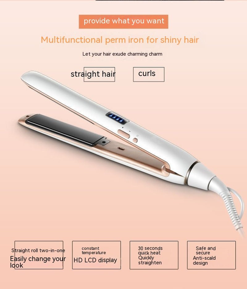 Hair Curler and Straightener Dual - Use Air Bangs Hair Straightener - Fix & GoHair Curler and Straightener Dual - Use Air Bangs Hair StraightenerFix & Go