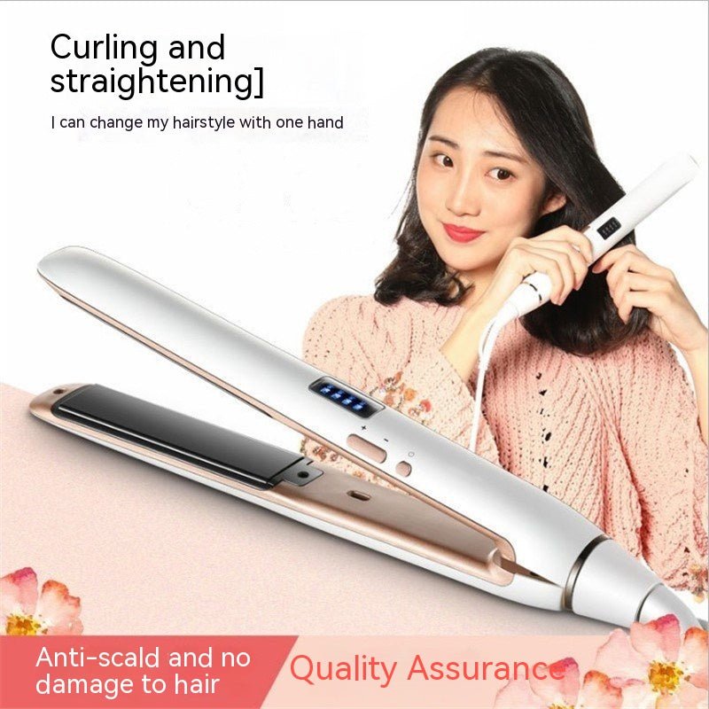 Hair Curler and Straightener Dual - Use Air Bangs Hair Straightener - Fix & GoHair Curler and Straightener Dual - Use Air Bangs Hair StraightenerFix & Go