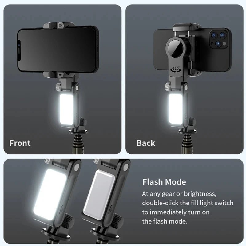 Handheld Gimbal Stabilizer Selfie Stick Tripod For iPhone Android Cell Phone Mobile Smartphone Camera Hand Portable Cellphone - Fix & GoHandheld Gimbal Stabilizer Selfie Stick Tripod For iPhone Android Cell Phone Mobile Smartphone Camera Hand Portable CellphoneVidéo & PhotoFix & Go