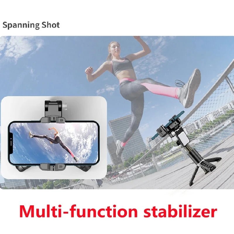 Handheld Gimbal Stabilizer Selfie Stick Tripod For iPhone Android Cell Phone Mobile Smartphone Camera Hand Portable Cellphone - Fix & GoHandheld Gimbal Stabilizer Selfie Stick Tripod For iPhone Android Cell Phone Mobile Smartphone Camera Hand Portable CellphoneVidéo & PhotoFix & Go