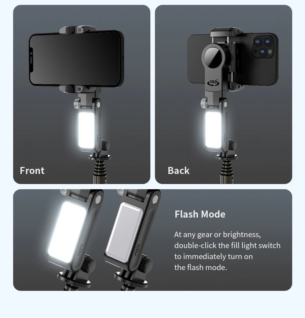 Handheld Gimbal Stabilizer Selfie Stick Tripod For iPhone Android Cell Phone Mobile Smartphone Camera Hand Portable Cellphone - Fix & GoHandheld Gimbal Stabilizer Selfie Stick Tripod For iPhone Android Cell Phone Mobile Smartphone Camera Hand Portable CellphoneVidéo & PhotoFix & Go