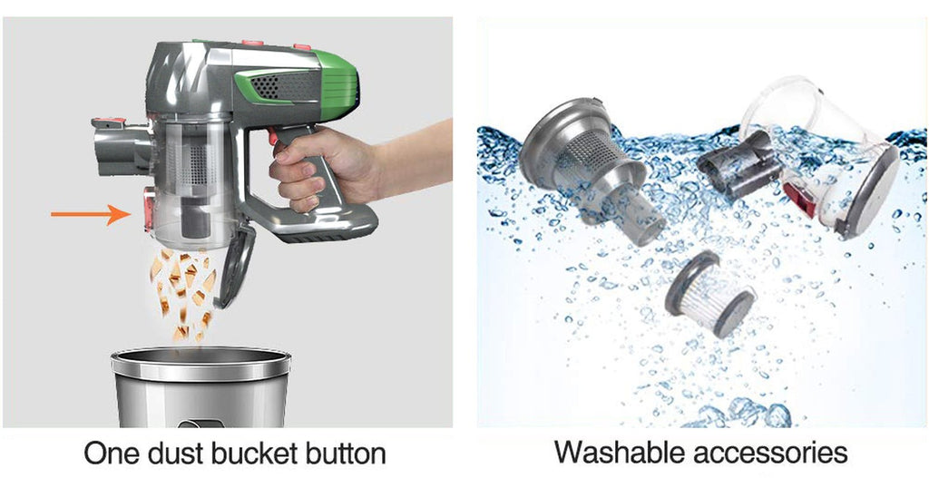 Handheld Wireless Vaccum Cleaner with Foldable Tube - Fix & GoHandheld Wireless Vaccum Cleaner with Foldable TubeFix & Go