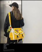 Harajuku Men Nylon Crossbody Bags for Women Messenger Bag Girls School Book Bags Youth Canvas Handbags Shoulder Bag Sac Bolsas - FATAONHarajuku Men Nylon Crossbody Bags for Women Messenger Bag Girls School Book Bags Youth Canvas Handbags Shoulder Bag Sac BolsasMode FemmeFATAON