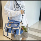 Harajuku Men Nylon Crossbody Bags for Women Messenger Bag Girls School Book Bags Youth Canvas Handbags Shoulder Bag Sac Bolsas - FATAONHarajuku Men Nylon Crossbody Bags for Women Messenger Bag Girls School Book Bags Youth Canvas Handbags Shoulder Bag Sac BolsasMode FemmeFATAON