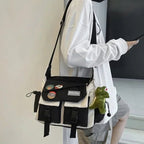 Harajuku Men Nylon Crossbody Bags for Women Messenger Bag Girls School Book Bags Youth Canvas Handbags Shoulder Bag Sac Bolsas - FATAONHarajuku Men Nylon Crossbody Bags for Women Messenger Bag Girls School Book Bags Youth Canvas Handbags Shoulder Bag Sac BolsasMode FemmeFATAON