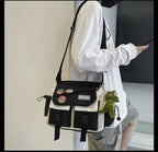 Harajuku Men Nylon Crossbody Bags for Women Messenger Bag Girls School Book Bags Youth Canvas Handbags Shoulder Bag Sac Bolsas - FATAONHarajuku Men Nylon Crossbody Bags for Women Messenger Bag Girls School Book Bags Youth Canvas Handbags Shoulder Bag Sac BolsasMode FemmeFATAON