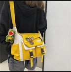 Harajuku Men Nylon Crossbody Bags for Women Messenger Bag Girls School Book Bags Youth Canvas Handbags Shoulder Bag Sac Bolsas - FATAONHarajuku Men Nylon Crossbody Bags for Women Messenger Bag Girls School Book Bags Youth Canvas Handbags Shoulder Bag Sac BolsasMode FemmeFATAON