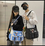 Harajuku Men Nylon Crossbody Bags for Women Messenger Bag Girls School Book Bags Youth Canvas Handbags Shoulder Bag Sac Bolsas - FATAONHarajuku Men Nylon Crossbody Bags for Women Messenger Bag Girls School Book Bags Youth Canvas Handbags Shoulder Bag Sac BolsasMode FemmeFATAON