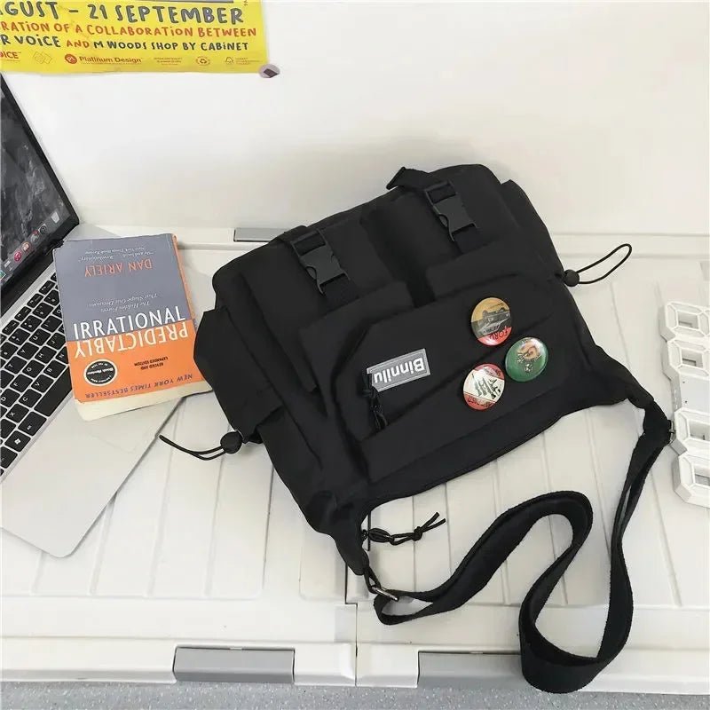 Harajuku Men Nylon Crossbody Bags for Women Messenger Bag Girls School Book Bags Youth Canvas Handbags Shoulder Bag Sac Bolsas - FATAONHarajuku Men Nylon Crossbody Bags for Women Messenger Bag Girls School Book Bags Youth Canvas Handbags Shoulder Bag Sac BolsasMode FemmeFATAON