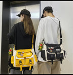 Harajuku Men Nylon Crossbody Bags for Women Messenger Bag Girls School Book Bags Youth Canvas Handbags Shoulder Bag Sac Bolsas - FATAONHarajuku Men Nylon Crossbody Bags for Women Messenger Bag Girls School Book Bags Youth Canvas Handbags Shoulder Bag Sac BolsasMode FemmeFATAON