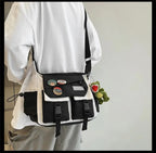 Harajuku Men Nylon Crossbody Bags for Women Messenger Bag Girls School Book Bags Youth Canvas Handbags Shoulder Bag Sac Bolsas - FATAONHarajuku Men Nylon Crossbody Bags for Women Messenger Bag Girls School Book Bags Youth Canvas Handbags Shoulder Bag Sac BolsasMode FemmeFATAON