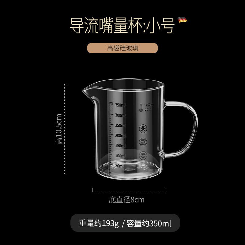 High Borosilicate Glass Scale Milk Cup Household High Temperature Resistant Water Cup with Lid Microwave Soybean Milk Cup Breakfast Cup - FATAONHigh Borosilicate Glass Scale Milk Cup Household High Temperature Resistant Water Cup with Lid Microwave Soybean Milk Cup Breakfast CupSolutions MaisonFATAON